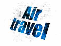 旅游概念空气旅行数字背景