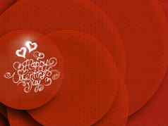 快乐情人节一天古董刻字写火烟红色的摘要背景完整的圈