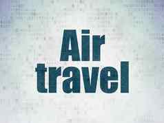 旅游概念空气旅行数字数据纸背景