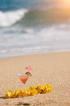 热带喝海滩海岸线