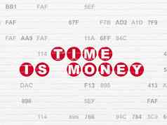 时间轴概念时间钱墙背景
