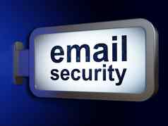 隐私概念电子邮件安全广告牌背景