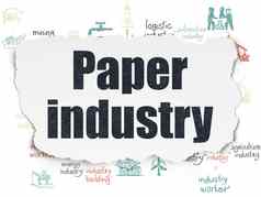 行业概念纸行业撕裂纸背景
