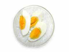 煮熟的蛋蛋蛋黄