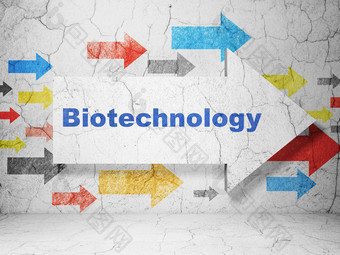 科学概念箭头生物技术难看的东西墙背景