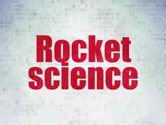 科学概念火箭科学数字数据纸背景
