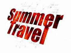假期概念夏天旅行数字背景