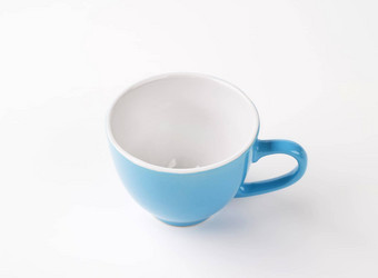 蓝色的茶杯