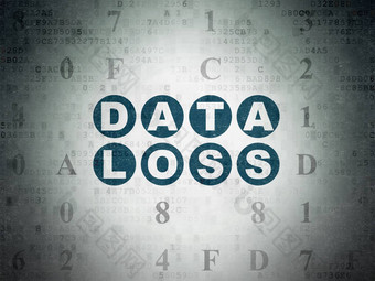 数据概念数据损失数字数据纸背景