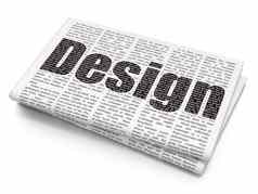 市场营销概念设计报纸背景