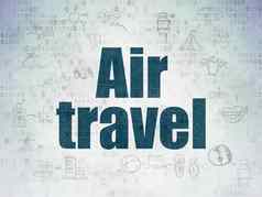旅行概念空气旅行数字数据纸背景