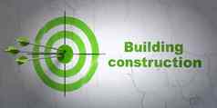 建筑建设概念目标建筑建设墙背景