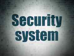 保护概念安全系统数字数据纸背景