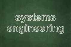 科学概念系统工程黑板背景