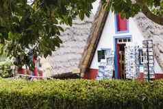 传统的农村房子桑塔纳木头葡萄牙