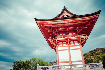 前面门清水寺寺庙《京都议定书》日本