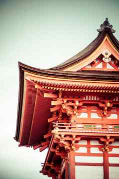 前面门清水寺寺庙《京都议定书》日本