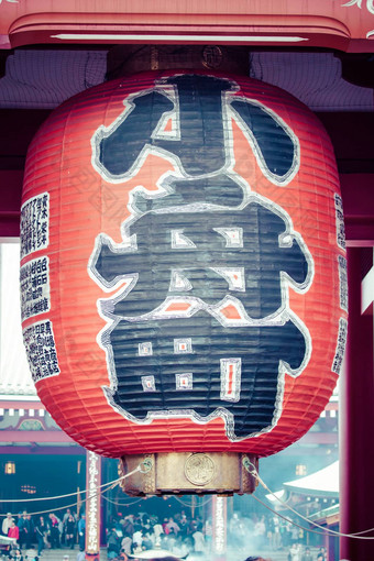 浅草寺寺红色的日本寺庙浅草东京日本