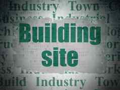 构建概念建筑网站数字数据纸背景