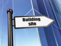 建筑建设概念标志建筑网站建筑背景