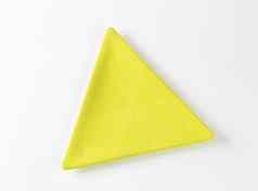 黄色的三角形板