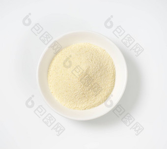 白色玉米粥粗燕麦粉
