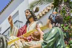 神圣的周西班牙队伍凯旋条目耶稣