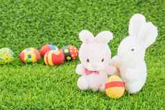 复活节兔子玩具复活节鸡蛋