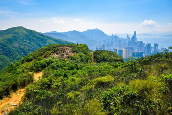 天际线在香港香港查看山