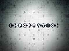 信息概念信息数字数据纸背景