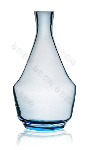 蓝色的玻璃水瓶塞