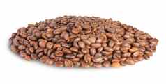 堆咖啡豆子