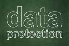 安全概念数据保护黑板背景