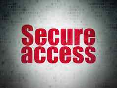 安全概念安全访问数字数据纸背景