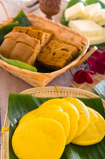 各种各样的tradisional马来西亚蛋糕