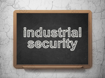 安全概念工业安全黑板背景