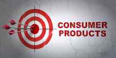 金融概念目标消费者产品墙背景