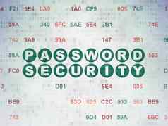 安全概念密码安全数字数据纸背景