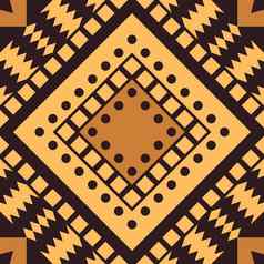 少数民族部落无缝的模式几何观赏插图装饰时尚的纹理
