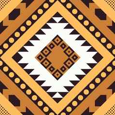 少数民族部落无缝的模式几何观赏插图装饰时尚的纹理