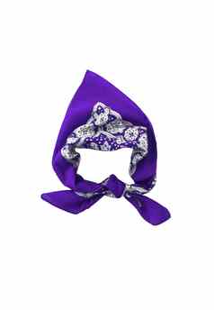 淡紫色紫罗兰色的紫色的manzhenta围巾印花大手帕模式伊索拉