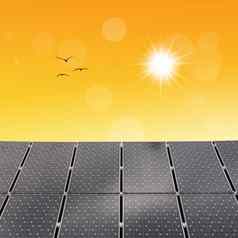 太阳能面板能源