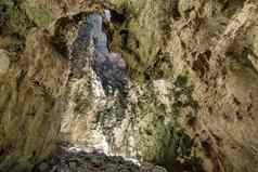阳光prayanakorn洞穴山 姆ROI哎呀国家公园为chuab基里汗泰国