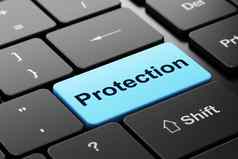 保护概念保护电脑键盘背景