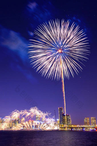 首尔国际烟花节日韩国