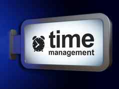 时间轴概念时间管理报警时钟广告牌背景