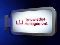 教育概念知识管理书广告牌背景