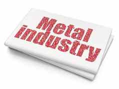 减少加工概念金属行业空白报纸背景