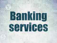 钱概念银行服务数字数据纸背景