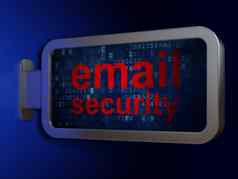 保护概念电子邮件安全广告牌背景